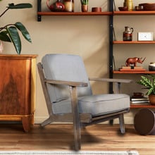 Shan Oak Wood Armchair